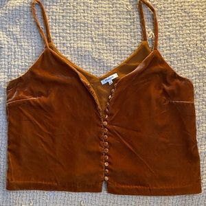 Madewell Velvet Top